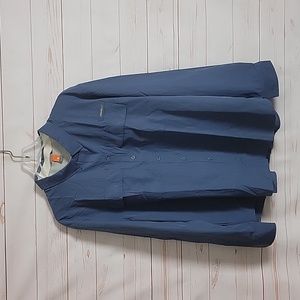 EDDIE Bauer UPF Field Guide Long Sleeve Button Front Shirt Size 2X